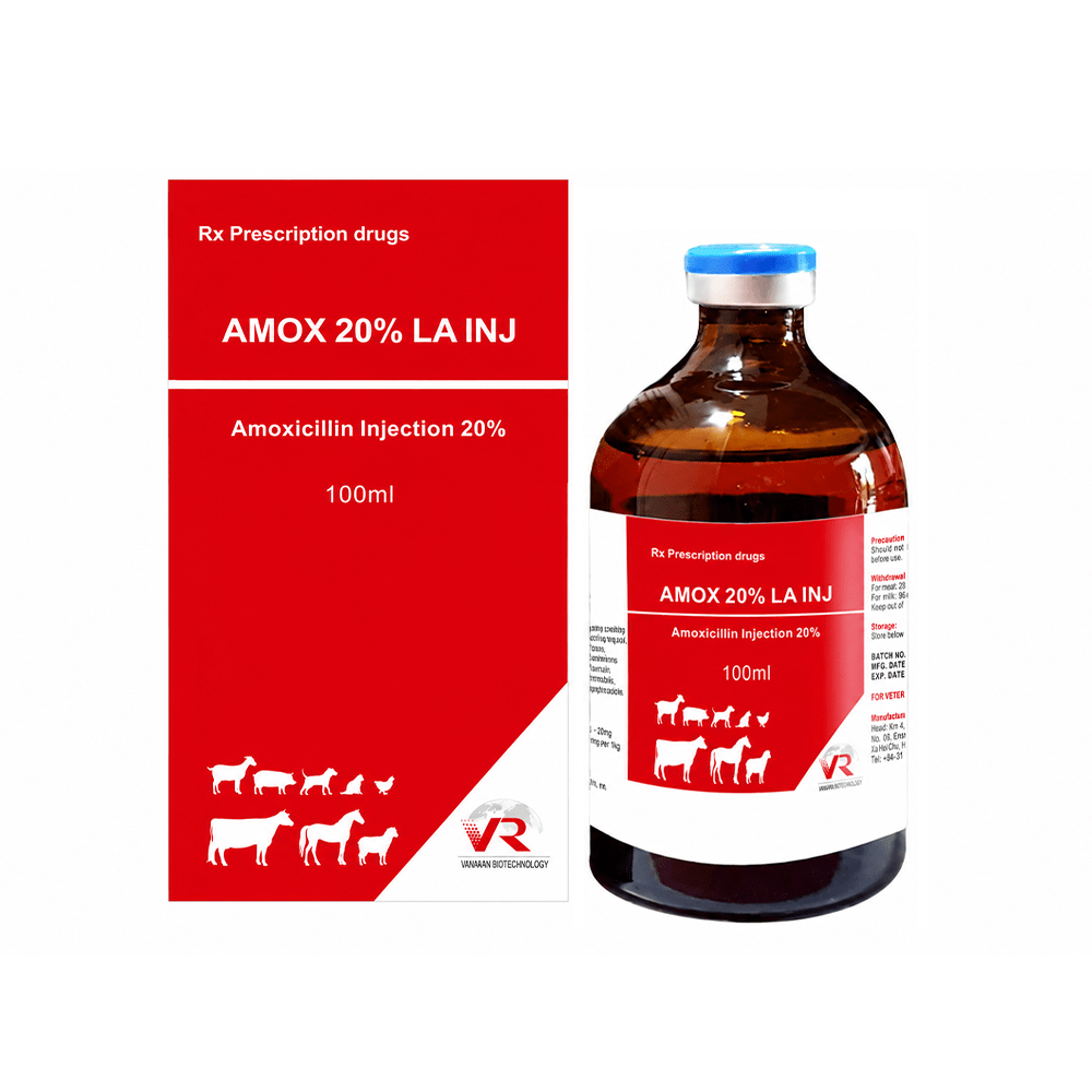 AMOX 20% LA INJ 1 amox 20
