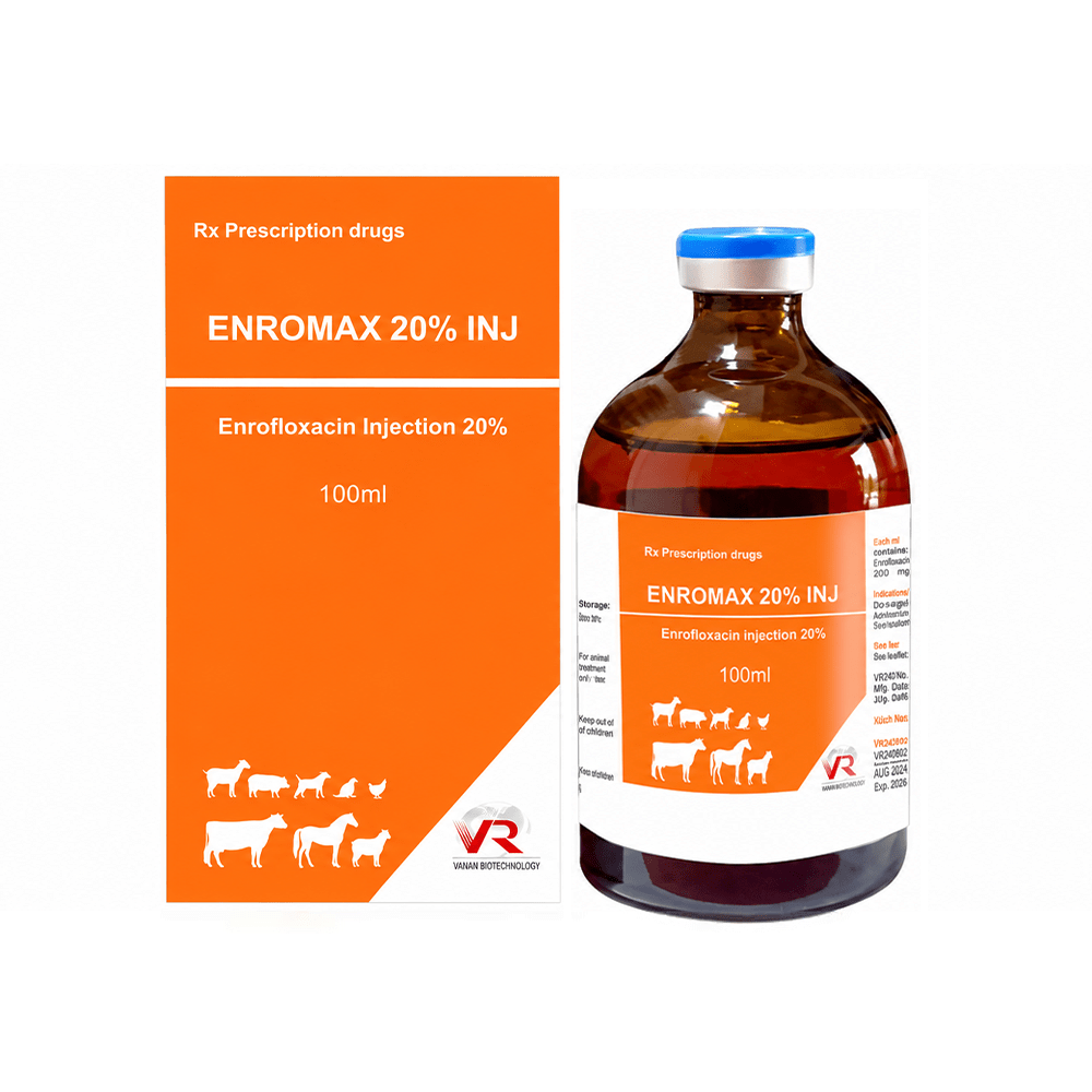 ENROMAX 20% INJ 1 enro 20